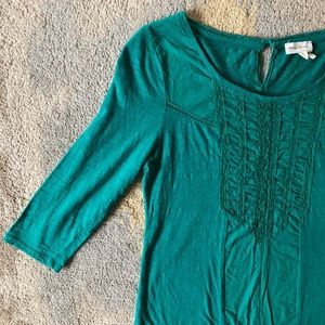 Anthropologie | meadow rue | 3/4 sleeve top